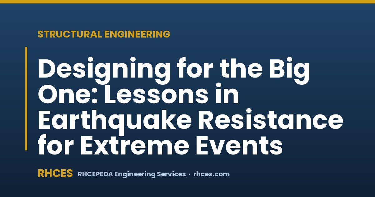 Designing for the Big One: Lessons in Earthquake Resistance for Extreme Events