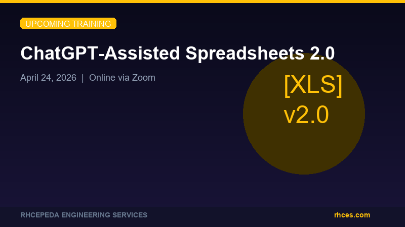 ChatGPT-Assisted Spreadsheets 2.0