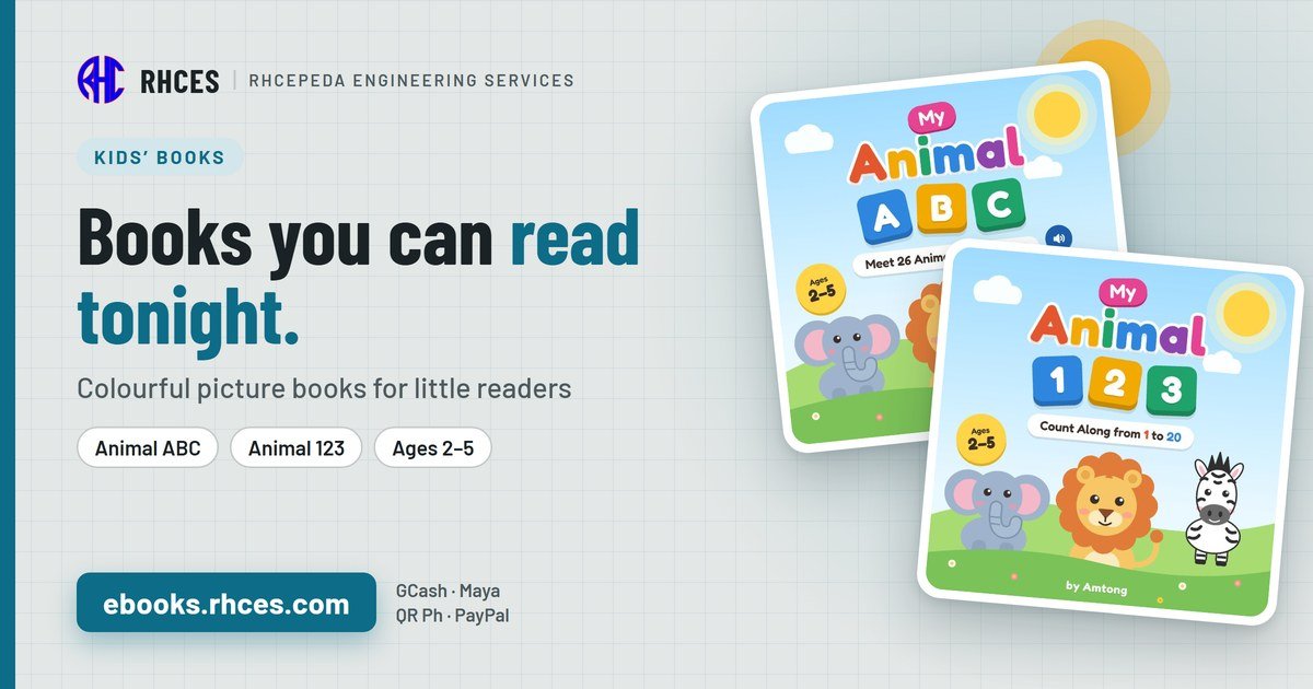 RHCES Kids&rsquo; Books: the picture books My Animal ABC and My Animal 123
